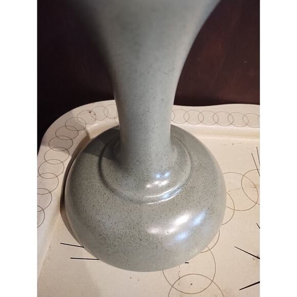 Vintage Haeger Pottery Planter Olive Green Pedestal Footed Compote - MCM - USA - Picture 4 of 6